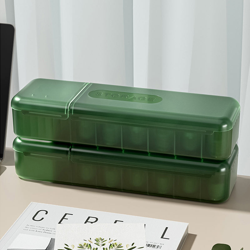 Desktop Covered Data Cable Storage Box Power Charging Cable Sorting Tool 1