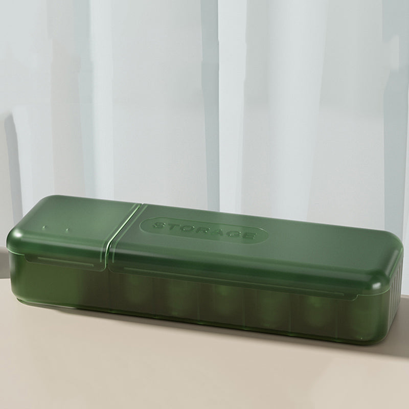 Desktop Covered Data Cable Storage Box Power Charging Cable Sorting Tool 7