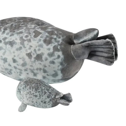 Mother And Baby Seal Plush Set With Zipper Pouch FivePiece Set 4