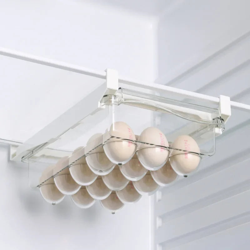 Refrigerator Drawer Style Food Storage Box, Sliding Plastic Cooking Container, Fruit Packaging Machine Shelf Support