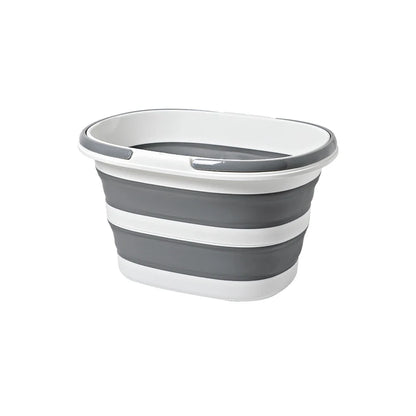 Home Foldable Laundry Bucket Multipurpose Dirty Clothes Basket Portable Storage Mop Bucket Square D