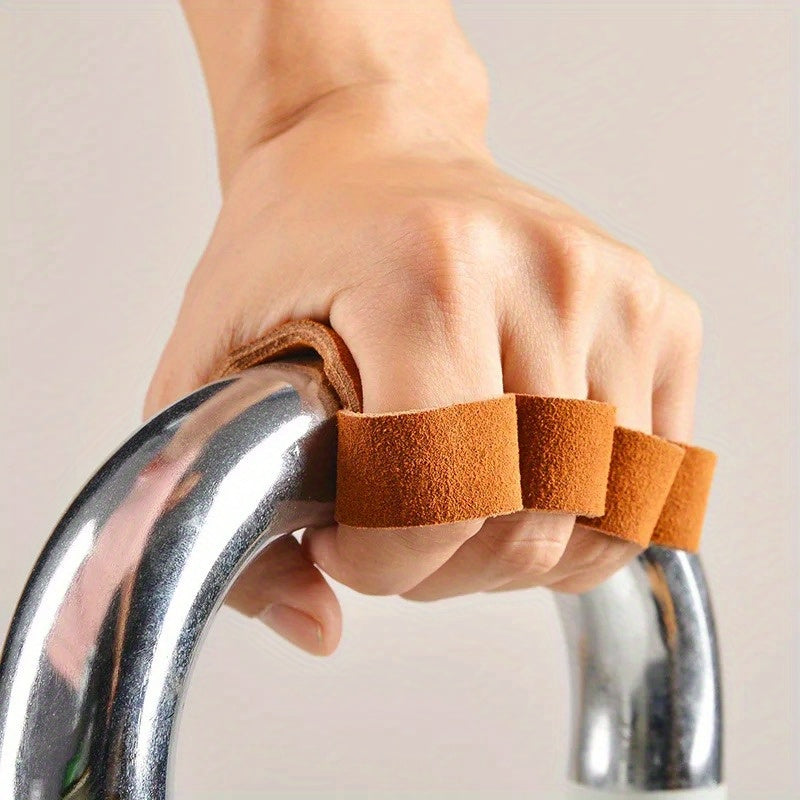 Non-Slip Fitness Gloves for Pull-Ups, Wear-Resistant Grip, Multi-Color Cowhide Leather Palm Protection