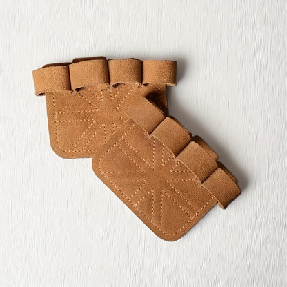 Non-Slip Fitness Gloves for Pull-Ups, Wear-Resistant Grip, Multi-Color Cowhide Leather Palm Protection
