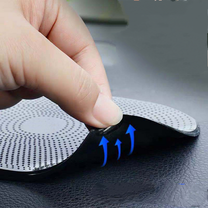 Sticky Dash Pad, Silicone Car Non-Slip Mat, Anti-Slip Mobile Holder, Dashboard Adhesive, Black