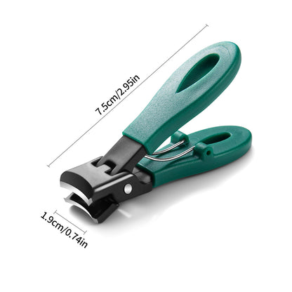 Stainless Steel Portable Nail Clippers Anti Splash Toe Nail Clippers Wide Jaw Opening For Adult Thi 7