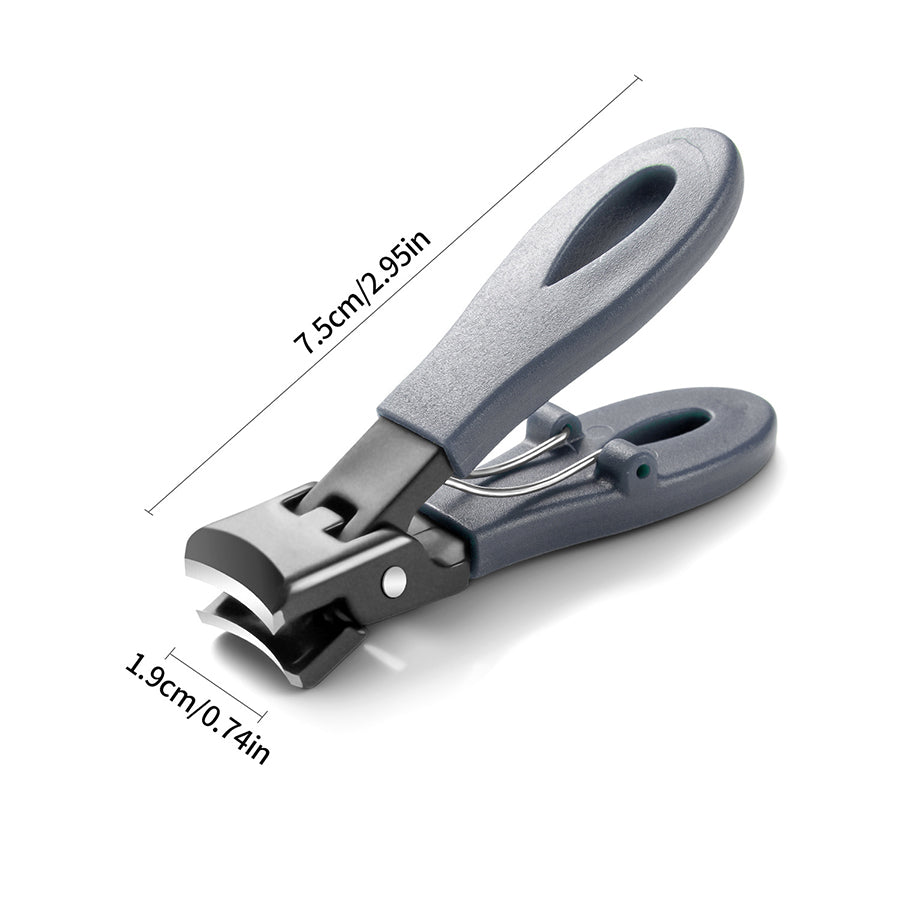 Stainless Steel Portable Nail Clippers Anti Splash Toe Nail Clippers Wide Jaw Opening For Adult Thi 8