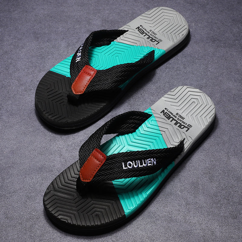 Men Flip Flops High Quality Casual Beach Slippers Summer Fashion Breathable Outdoor 3