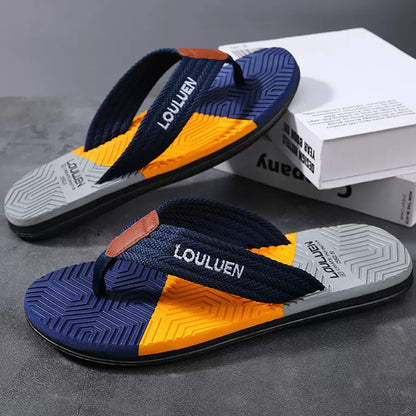 Men Flip Flops High Quality Casual Beach Slippers Summer Fashion Breathable Outdoor 6