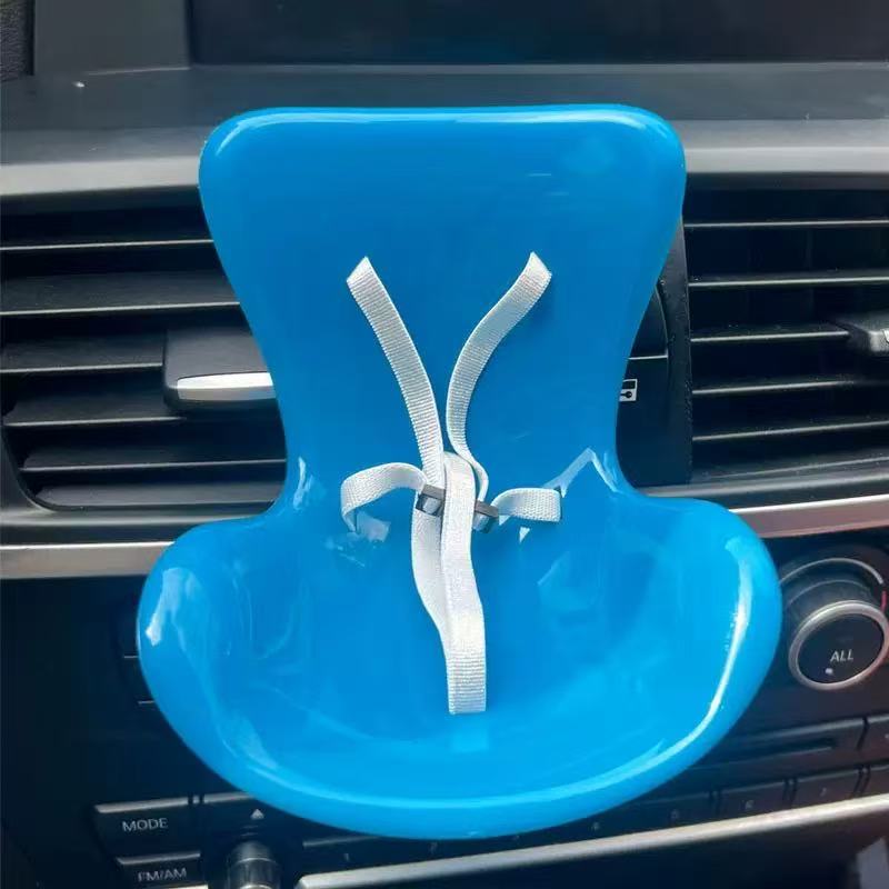 Cute Doll Car Seat Labubu Doll, Aromatherapy Decoration, Safety Seat Accessorie Gift for Car Interior