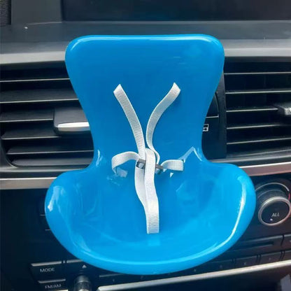Cute Doll Car Seat Labubu Doll, Aromatherapy Decoration, Safety Seat Accessorie Gift for Car Interior