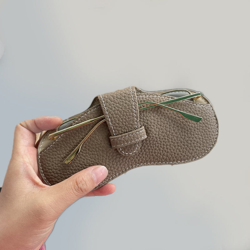 Women Fashion Leather Glasses Case Soft Sunglasses Bag Portable Eyewear Protector Pouch 3