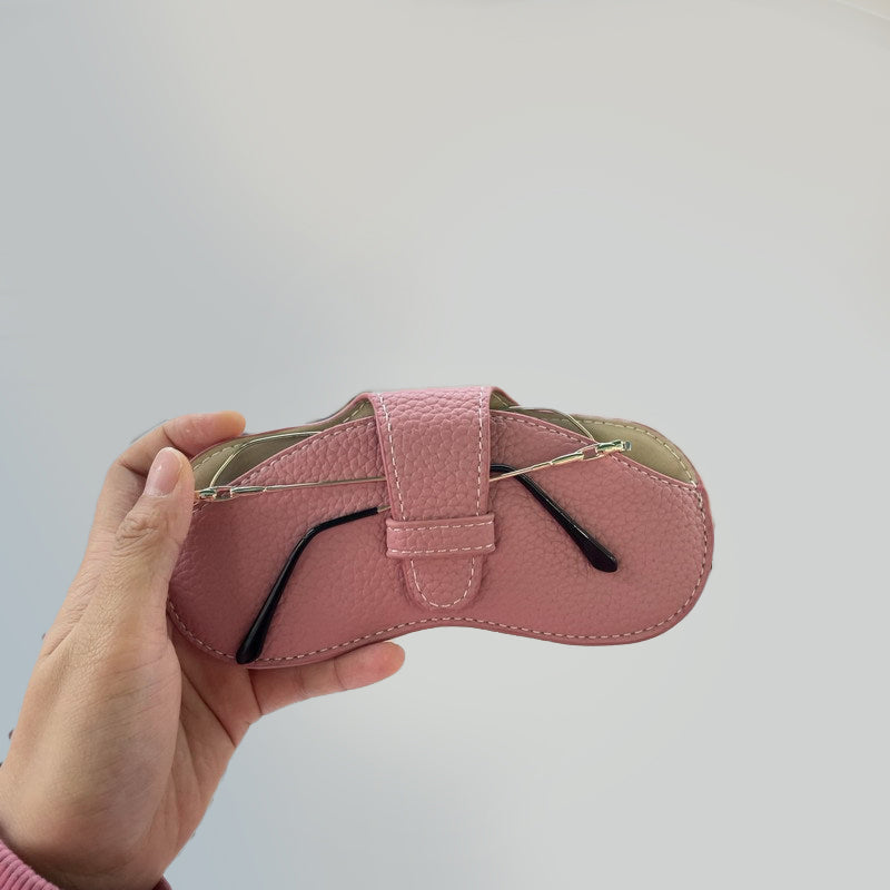 Women Fashion Leather Glasses Case Soft Sunglasses Bag Portable Eyewear Protector Pouch 13