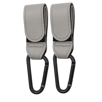 360 Degree Rotatable PU Leather Stroller Hook Pram Hook Organizer Baby Cart Accessories Stroller Cr 5