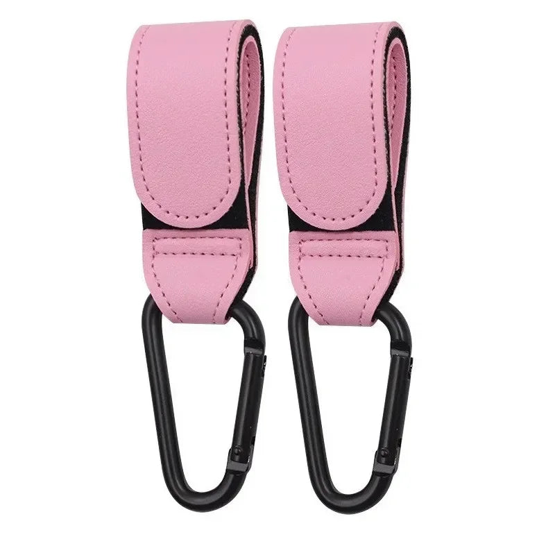 360 Degree Rotatable PU Leather Stroller Hook Pram Hook Organizer Baby Cart Accessories Stroller Cr 6