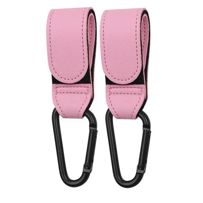 360 Degree Rotatable PU Leather Stroller Hook Pram Hook Organizer Baby Cart Accessories Stroller Cr 6