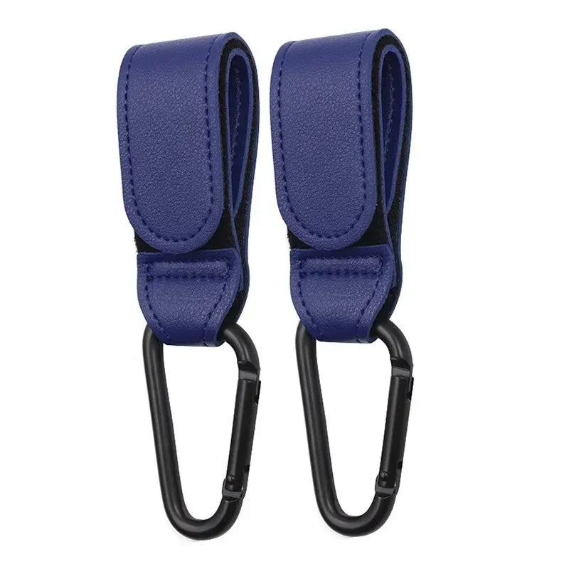 360 Degree Rotatable PU Leather Stroller Hook Pram Hook Organizer Baby Cart Accessories Stroller Cr 7