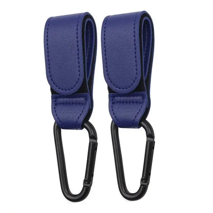 360 Degree Rotatable PU Leather Stroller Hook Pram Hook Organizer Baby Cart Accessories Stroller Cr 7