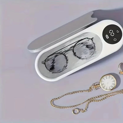 Portable Eyeglass Cleaning Machine Ultrahigh Frequency FullAutomatic Cleaner For Jewelry  Mouthpiec 3