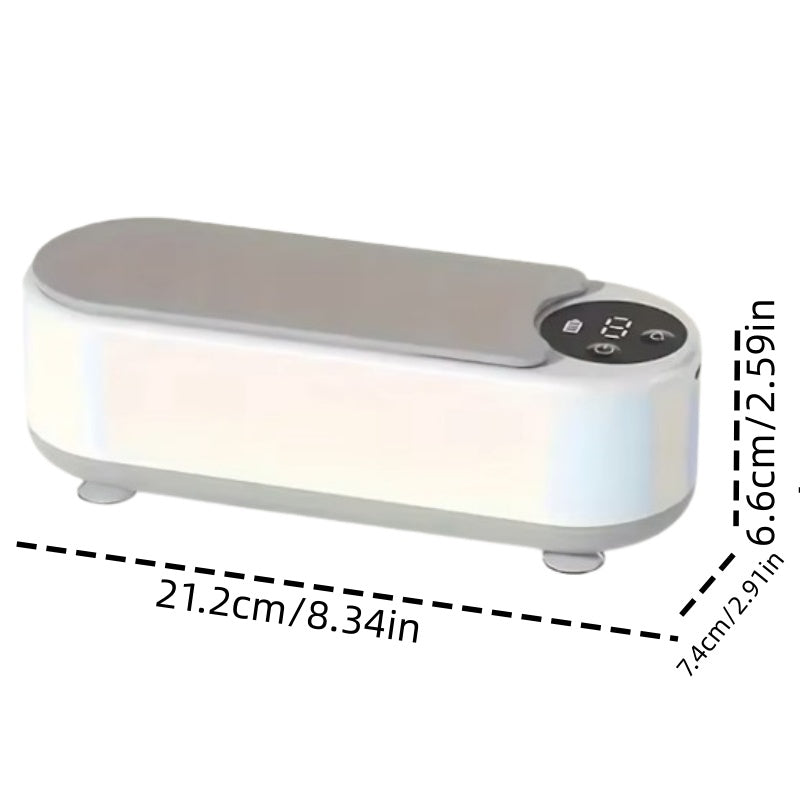 Portable Eyeglass Cleaning Machine Ultrahigh Frequency FullAutomatic Cleaner For Jewelry  Mouthpiec 5