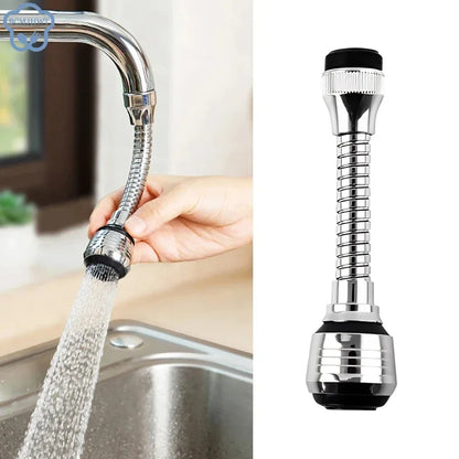 Water-saving Stainless Steel Faucet Sprinkler, Rotating Splash-proof Spray Extender, Kitchen Faucet Bubbler