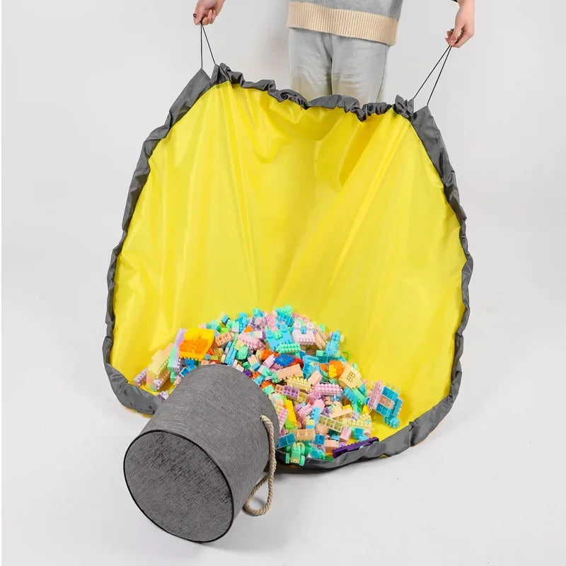 Zip Toy Storage Bag For Kids Large Capacity Lego Block Organizer Handheld Storage Childrens Toy Sto 1
