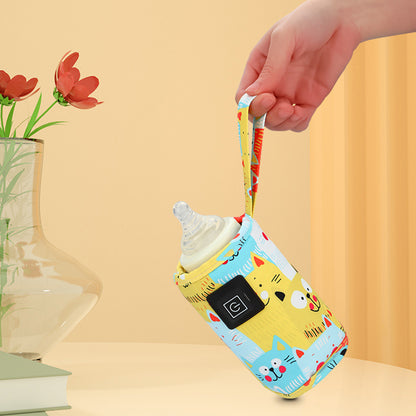 Portable Bottle Feeding Warmer USB Milk Water Warmer Travel Stroller Insulated Bag Nursing Bottle H 3