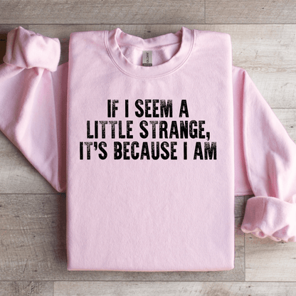 If I Seem A Little Strange Sweatshirt 2