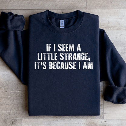 If I Seem A Little Strange Sweatshirt
