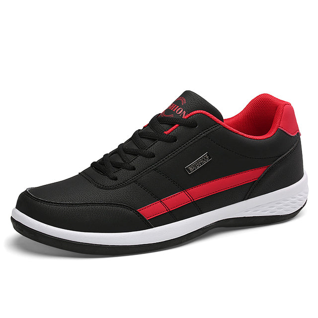 Trendy Leather Men Sneakers Casual Shoes Nonslip Italian Breathable Footwear Leisure Vulcanized Mal 4