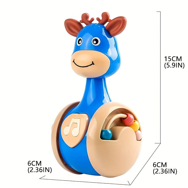 Tumbler Wobbler Baby Toys For Infant Boy Girl Roly Poly Toy Early Education Climbing Fun 4