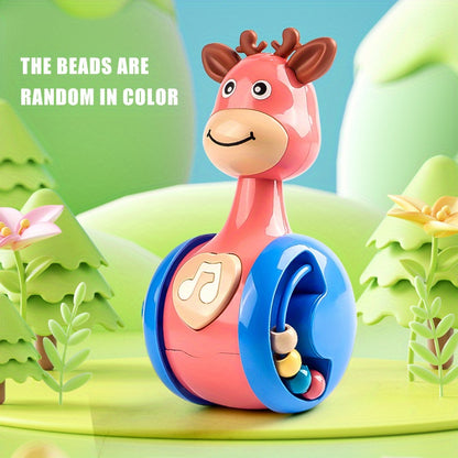 Tumbler Wobbler Baby Toys For Infant Boy Girl Roly Poly Toy Early Education Climbing Fun 5