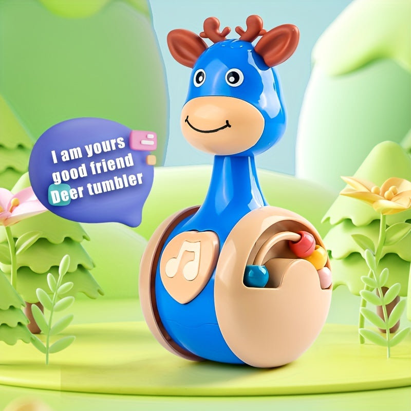 Tumbler Wobbler Baby Toys For Infant Boy Girl Roly Poly Toy Early Education Climbing Fun 2