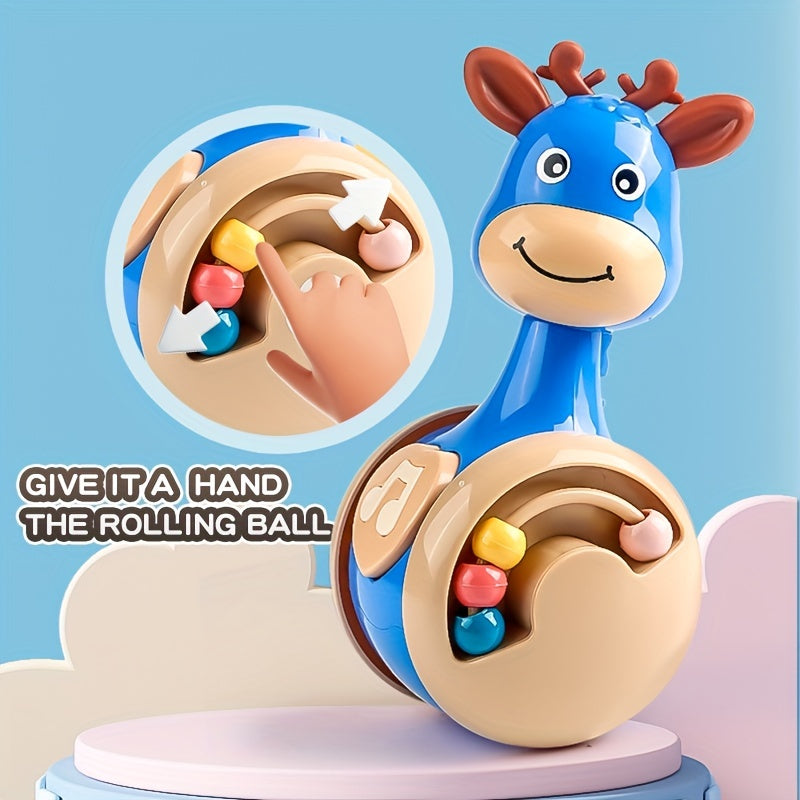 Tumbler Wobbler Baby Toys For Infant Boy Girl Roly Poly Toy Early Education Climbing Fun 3