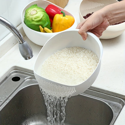 Multi-purpose Rice Drainage Basket, Fruit and Vegetable Sieve, Kitchen Supplies, Rice Filter
