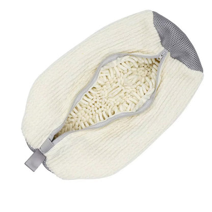 Reusable MachineWashable Laundry Bag Fluffy Fiber Surround Cleaning Shoe Washing Bag With Zipper Cl 3