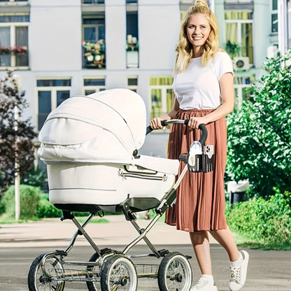 Universal Bottle Holder for Strollers, Water Cup Holder with Phone Holder, Wheelchair Accessories for Convenience
