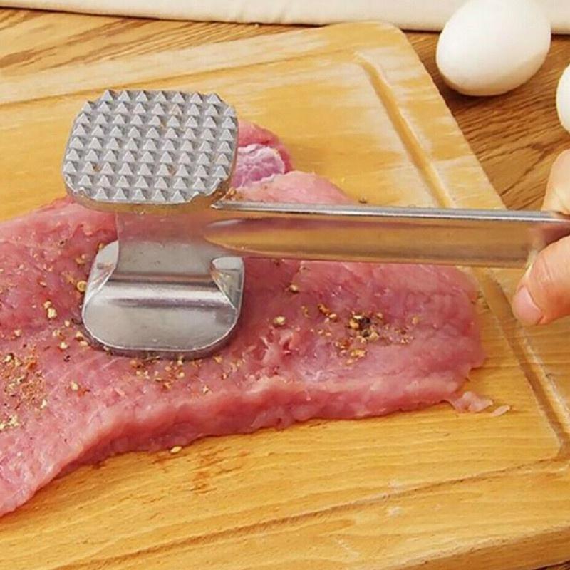 Zinc Alloy Meat Tenderizer Hammer Mallet Tool For Pounding Steak Chicken Pork Meat 4