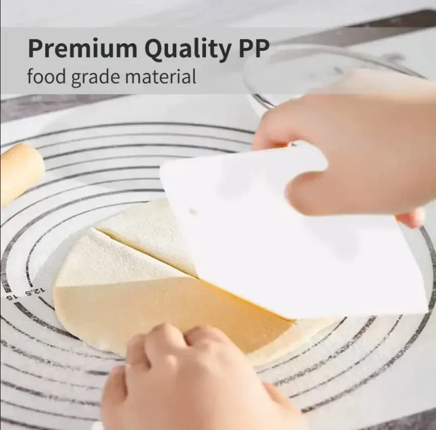 DIY Pastry Cutters Scrapers For Bread Dough Cake Fondant Kitchen Baking Kit 2