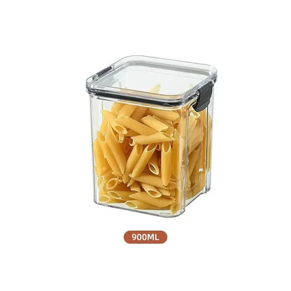 Kitchen Multigrain Snack Sealed Storage Box Moisture Proof Plastic Dried Fruit Jar Container Drawer 8