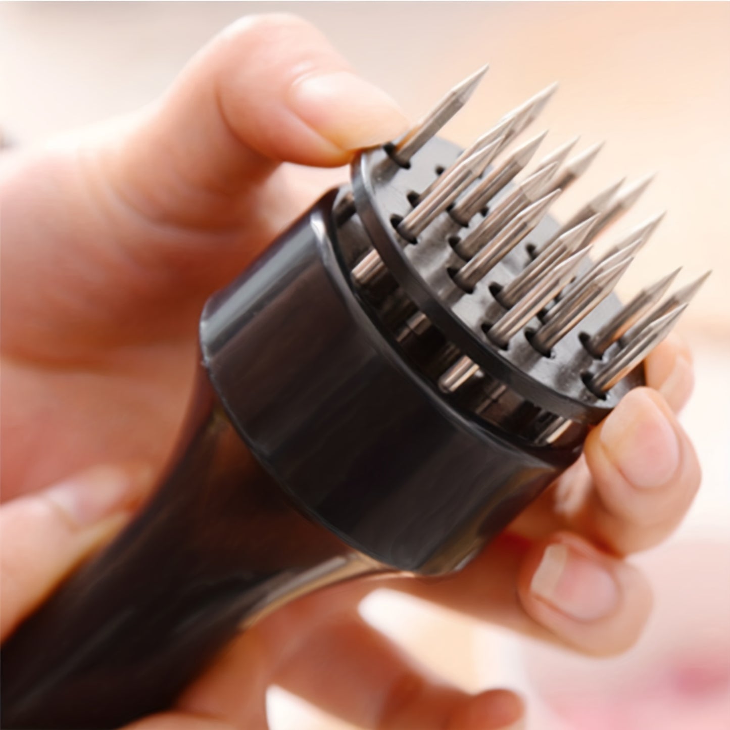 Meat Tenderizer Hammer, Stainless Steel Steak Needle, Tendon Breaker for Household Use