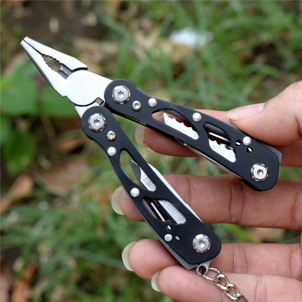 Outdoor Camping Knife, Multifunction Pocket Pliers Tool Set, Survival Scissors, Foldable Saw