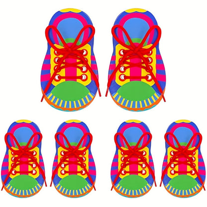 Learn To Tie Shoelaces Toy For Kids Fine Motor Skills Toy For Boys And Girls Early Educational Toys 1