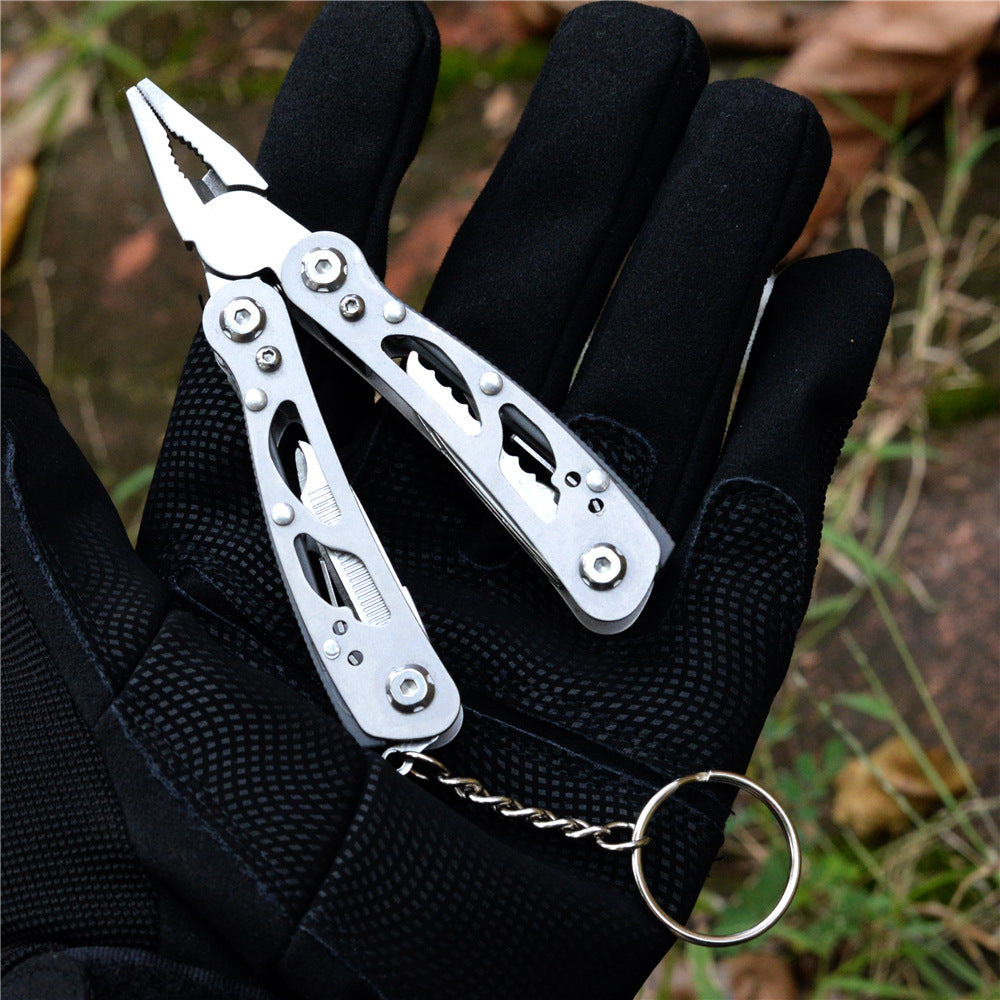 Outdoor Camping Knife Multifunction Pocket Pliers Tool Set Survival Scissors Foldable Saw Screwdriv 4