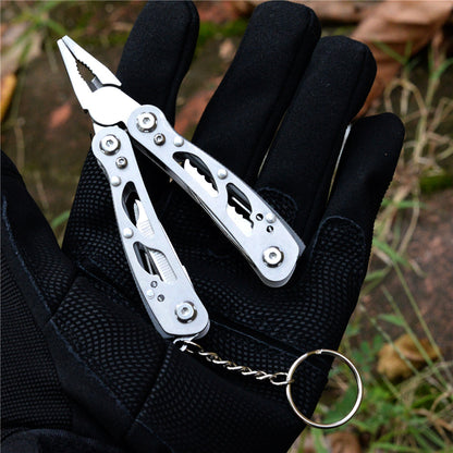 Outdoor Camping Knife Multifunction Pocket Pliers Tool Set Survival Scissors Foldable Saw Screwdriv 4