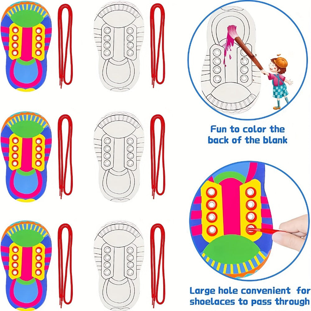 Learn To Tie Shoelaces Toy For Kids Fine Motor Skills Toy For Boys And Girls Early Educational Toys 3