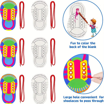Learn To Tie Shoelaces Toy For Kids Fine Motor Skills Toy For Boys And Girls Early Educational Toys 3