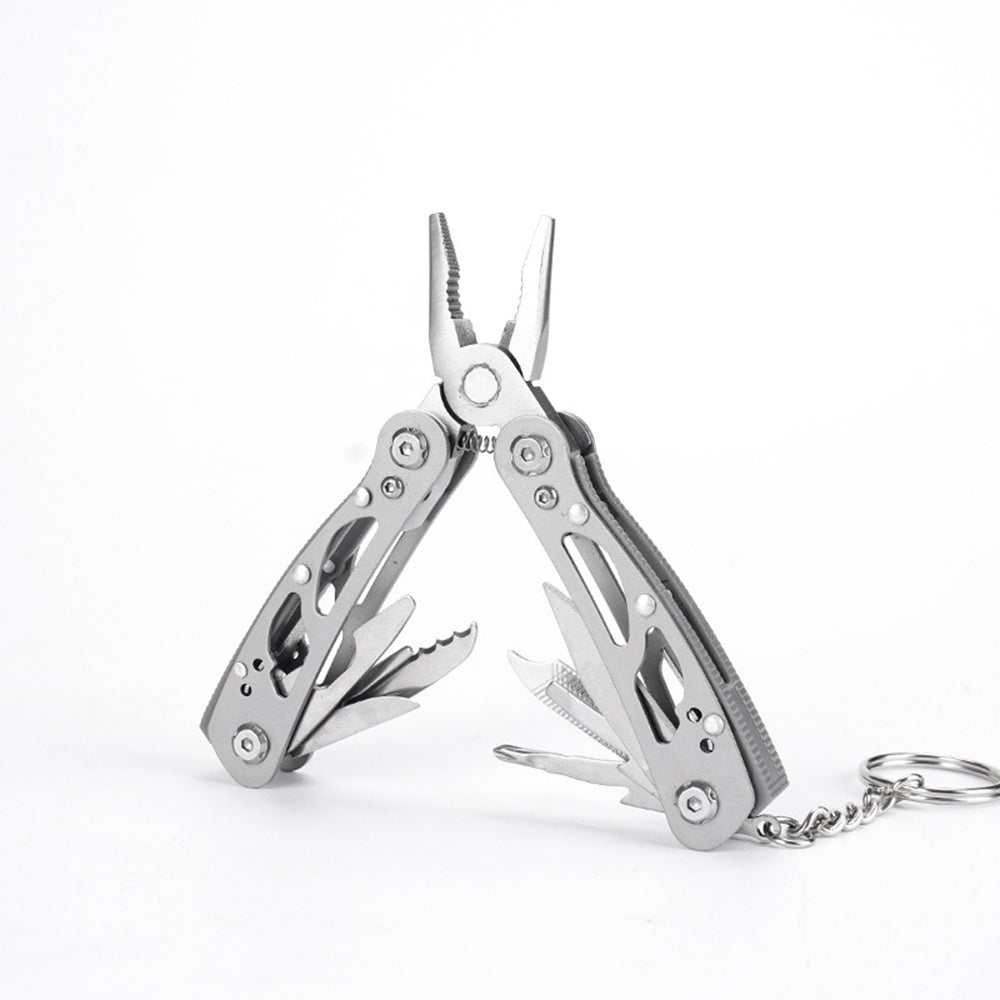 Outdoor Camping Knife Multifunction Pocket Pliers Tool Set Survival Scissors Foldable Saw Screwdriv 2