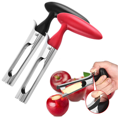 Stainless Steel Apple Corer, Multi Function Fruit Corer and Pitter Remover, Kitchen Vegetable Core Remover Tool