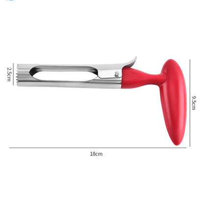 Stainless Steel Apple Corer, Multi Function Fruit Corer and Pitter Remover, Kitchen Vegetable Core Remover Tool