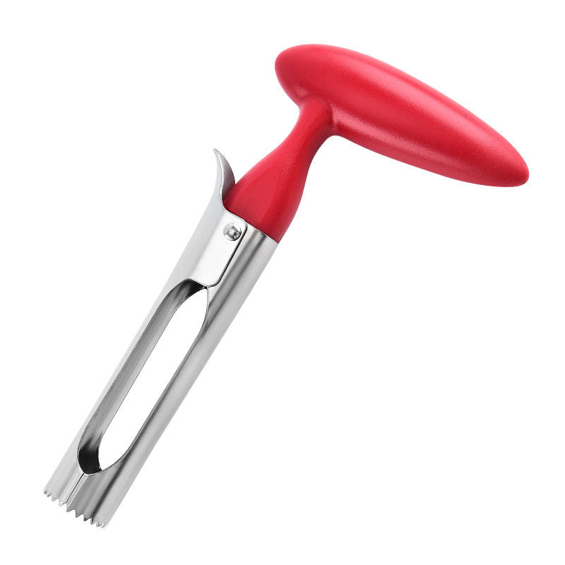 Stainless Steel Apple Corer, Multi Function Fruit Corer and Pitter Remover, Kitchen Vegetable Core Remover Tool